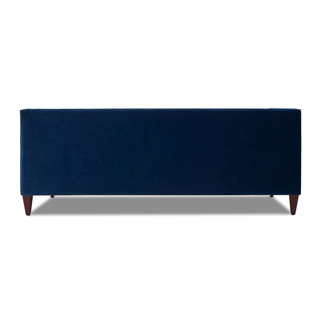 Navy Blue Velvet Tufted Sofa I3522