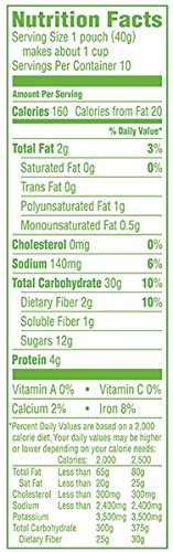 Organic Instant Oatmeal Maple & Brown Sugar 10 Count Pack of 2 T82463