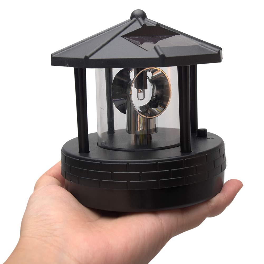 Solar Lighthouse Rotating Outdoor Waterproof LED Light H224