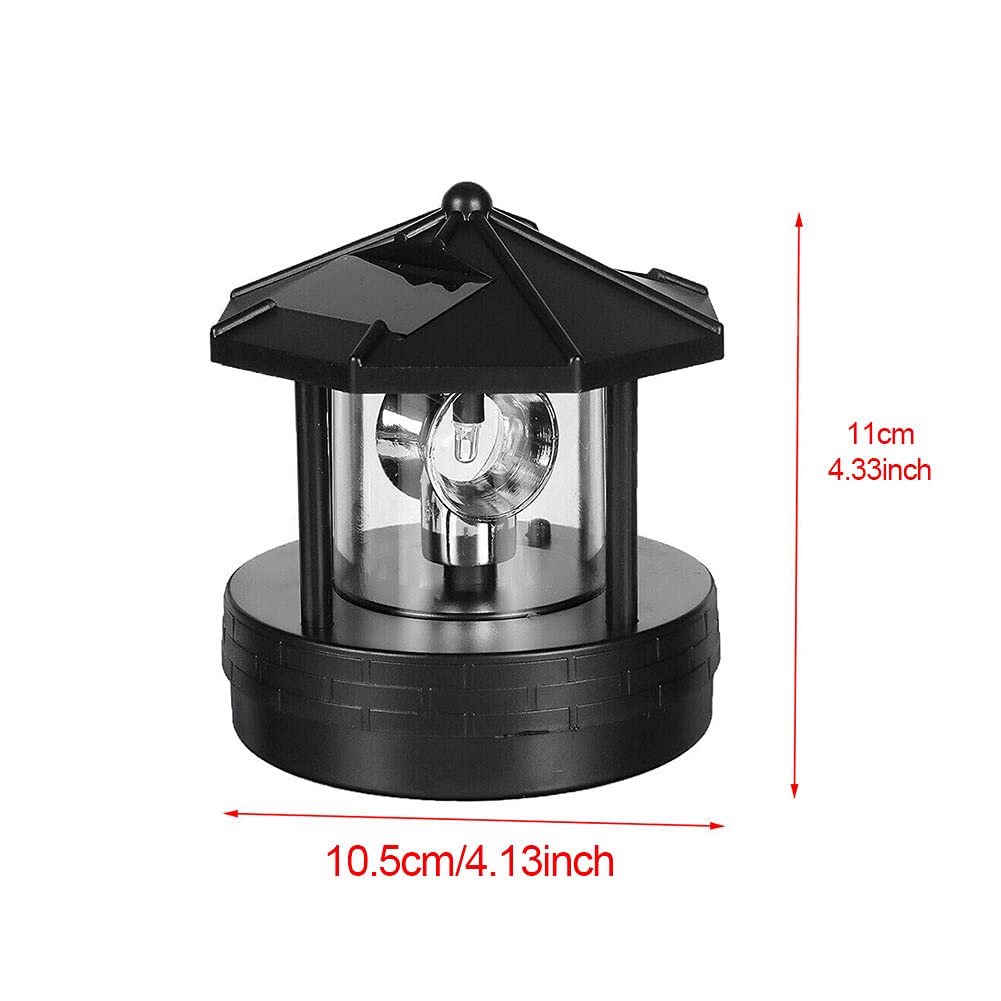 Solar Lighthouse Rotating Outdoor Waterproof LED Light H224