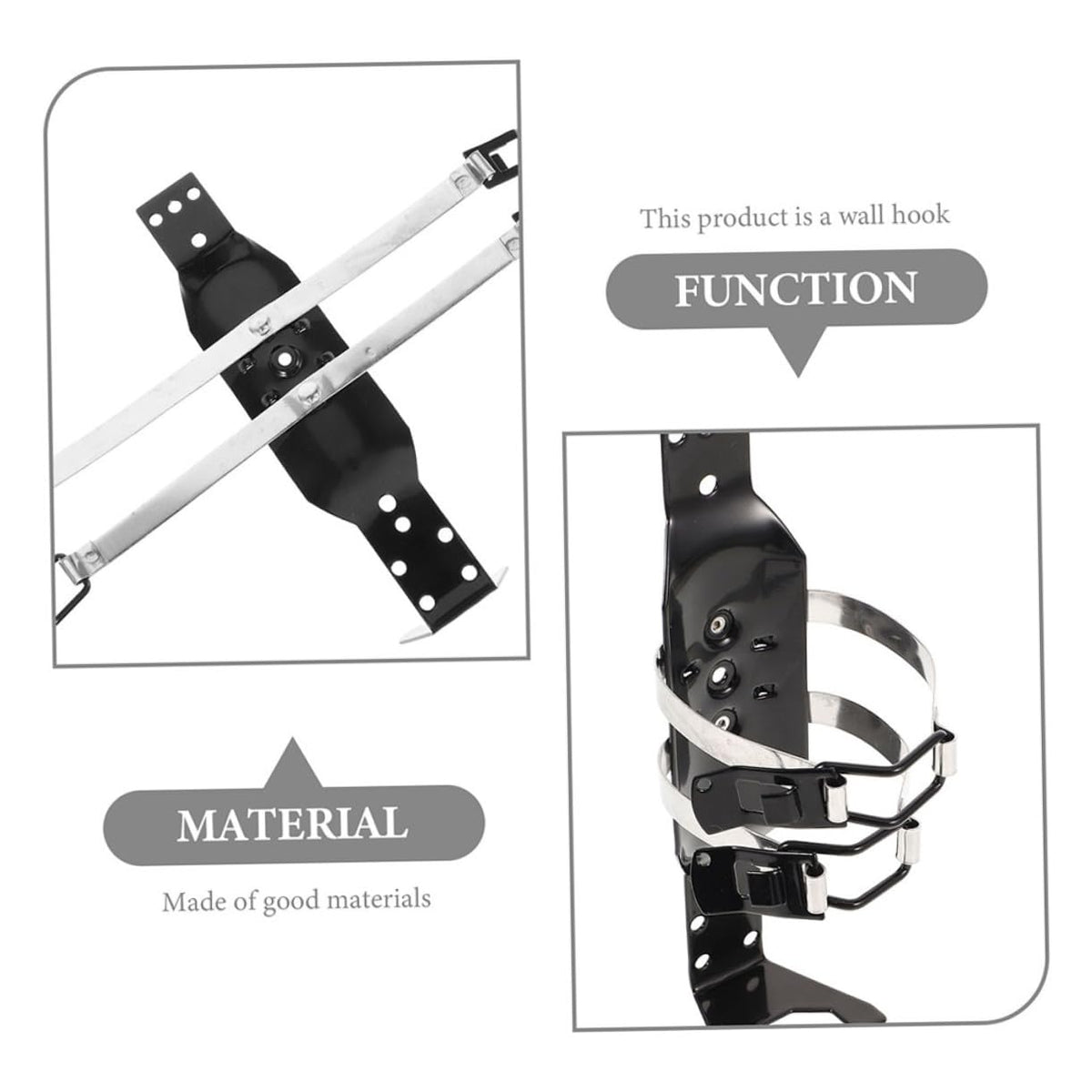 2 Pcs Fire Extinguisher Mounting Kit Wall Bracket Holder V671250