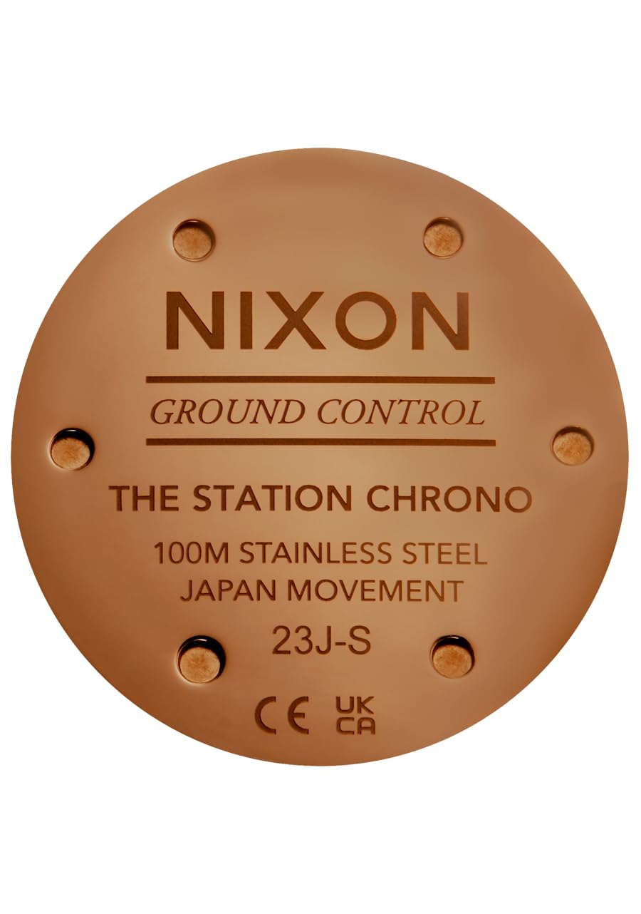 Chocolate Brown Leather Chrono Watch R711