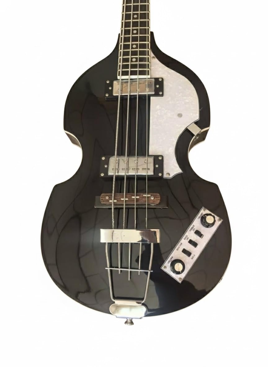 Electric Bass Guitar 4 String 41 Inch Short Scale Hollow Basswood Body U49325