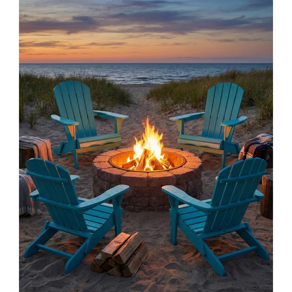 Folding Wooden Adirondack Chair E83101