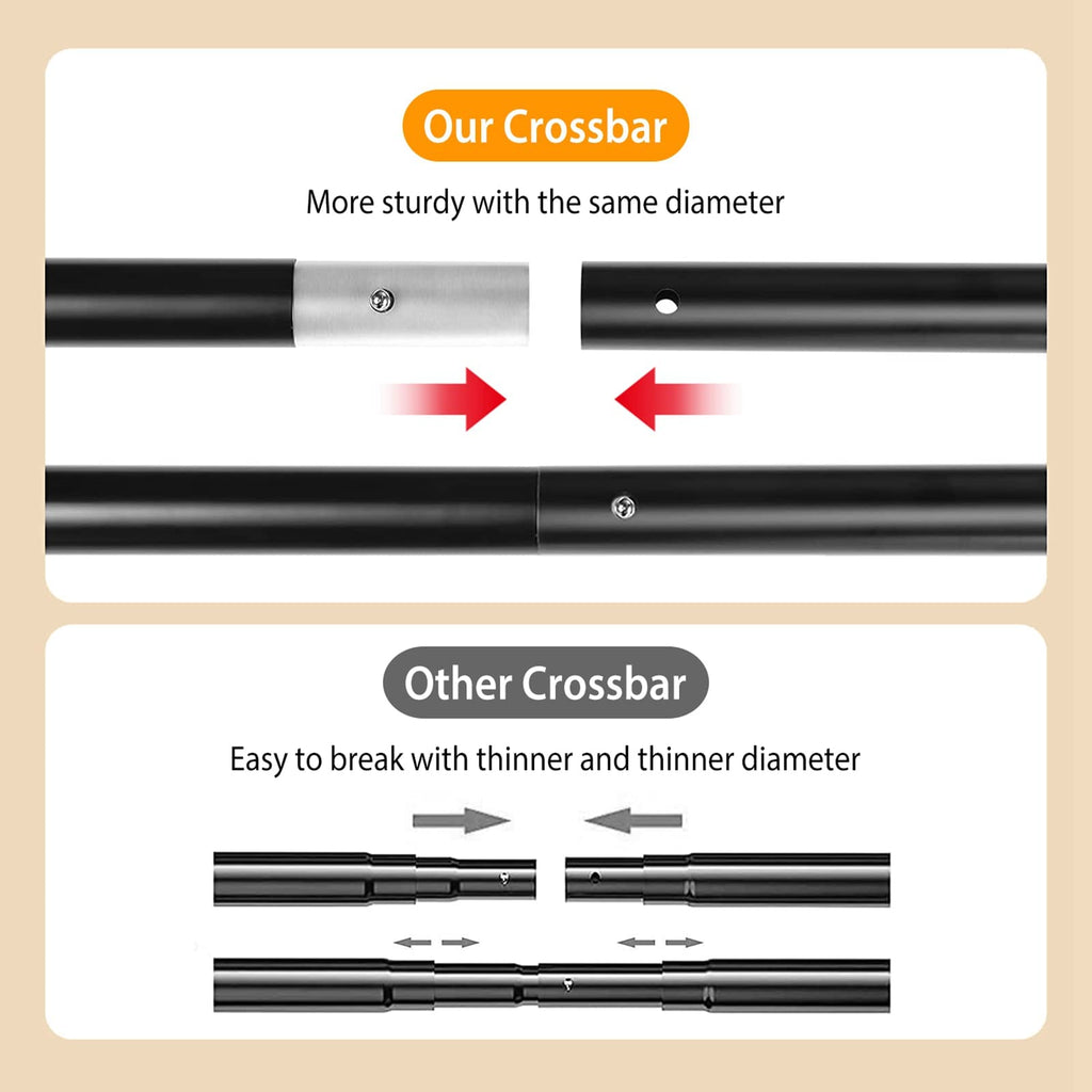 10ft Adjustable Backdrop Stand Kit with Clamps & Carry Bag Z120870