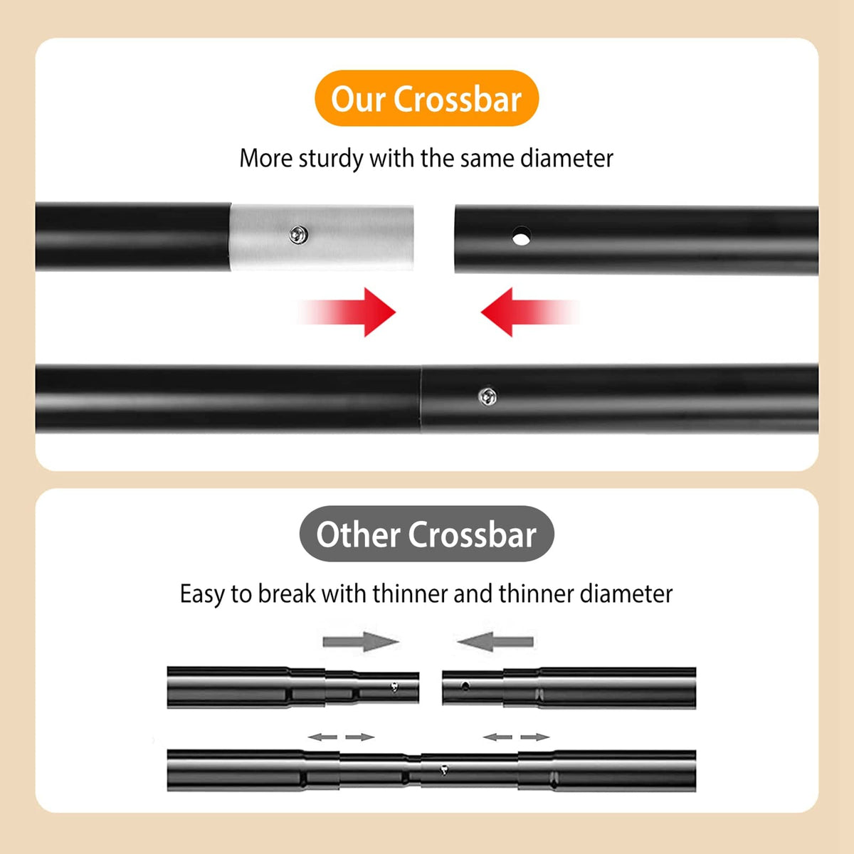 10ft Adjustable Backdrop Stand Kit with Clamps & Carry Bag Z120870