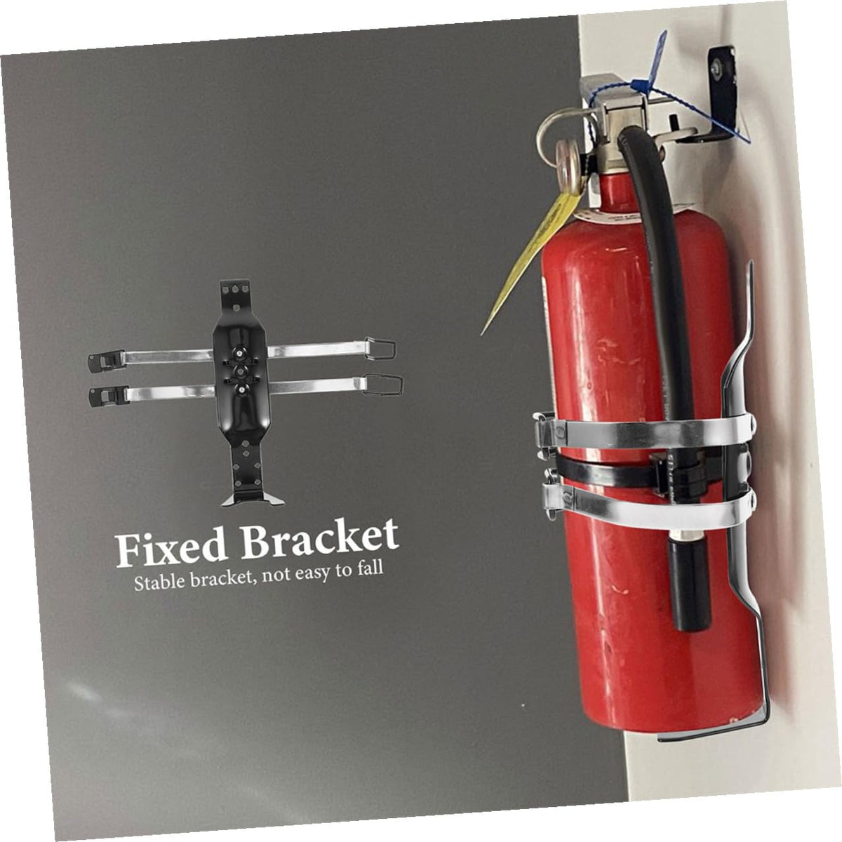 2 Pcs Fire Extinguisher Mounting Kit Wall Bracket Holder V671250