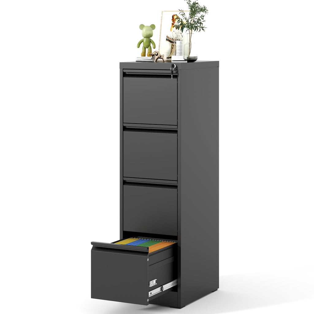 4 Drawer Metal File Cabinet with Lock M208072