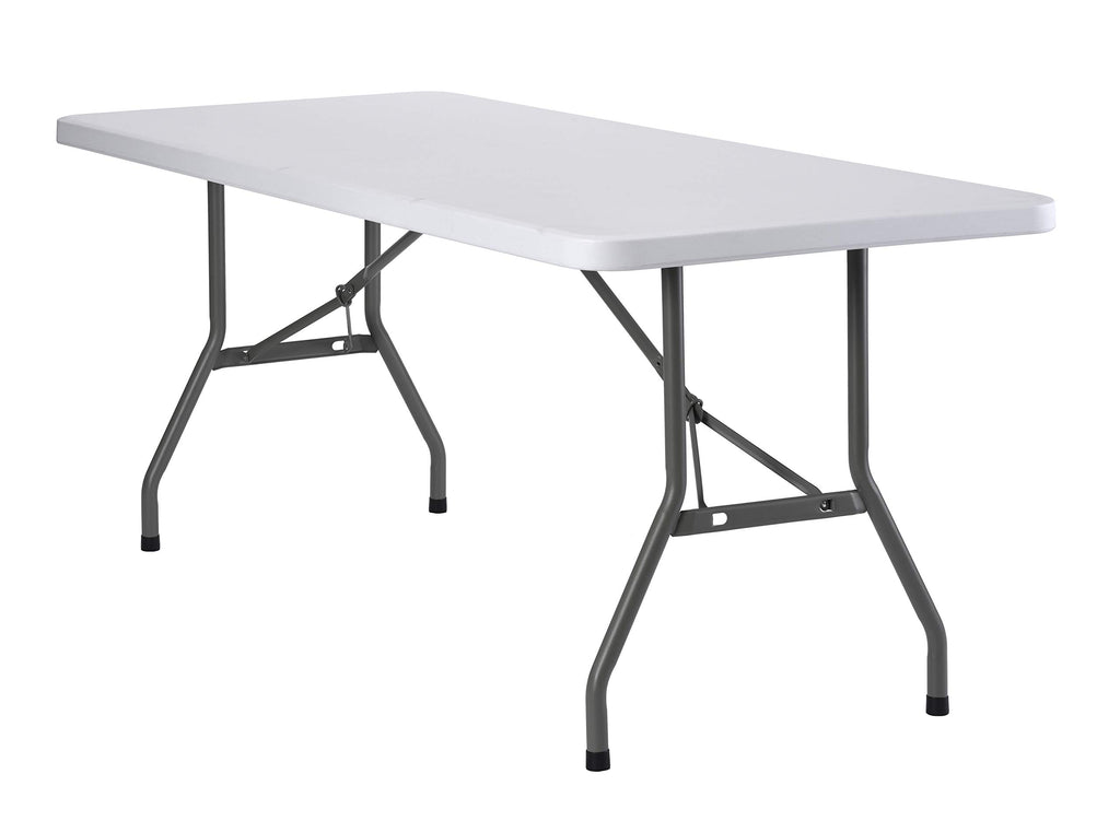 White Folding Utility Table D415607