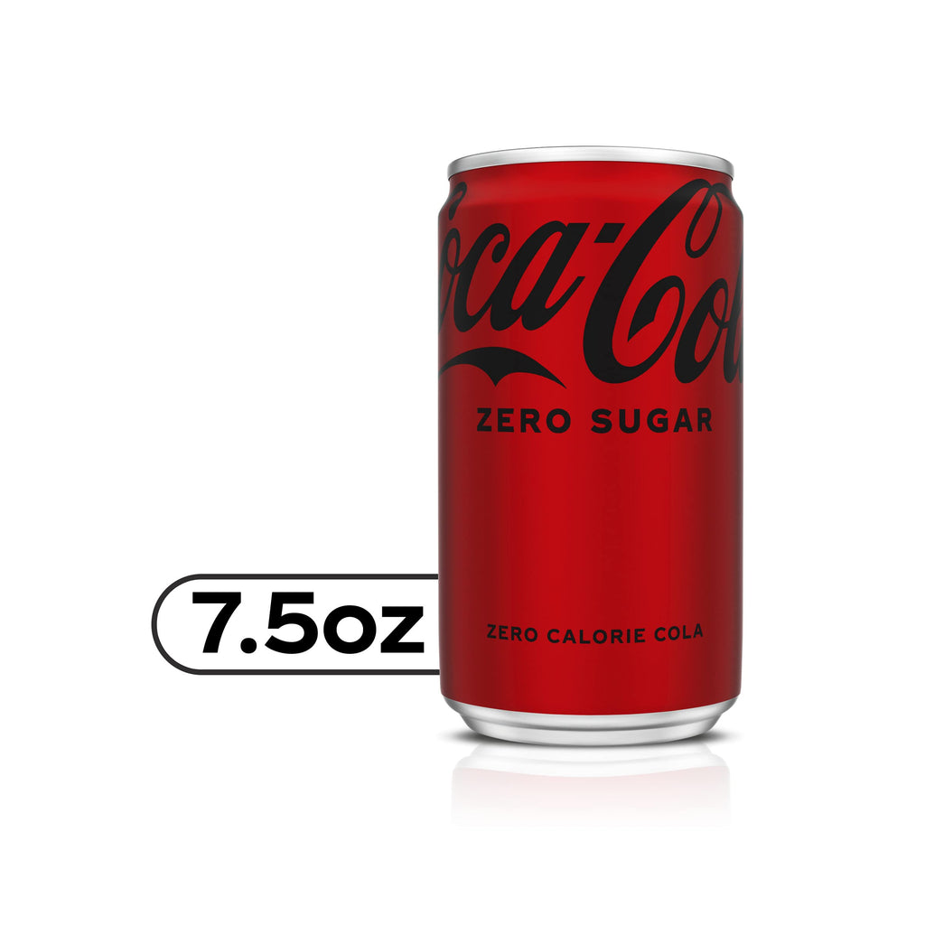 Coke Zero Sugar Mini-Can 7.5 fl oz 12 Pack R4089