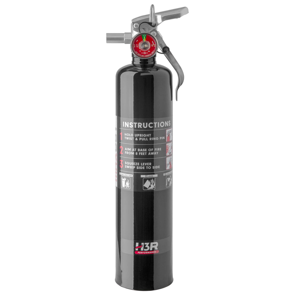 2.5 lbs Black Refillable Dry Chemical Fire Extinguisher I34529