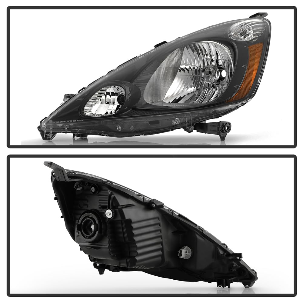 Grey Housing Headlights Pair Set Driver & Passenger Side Z97749