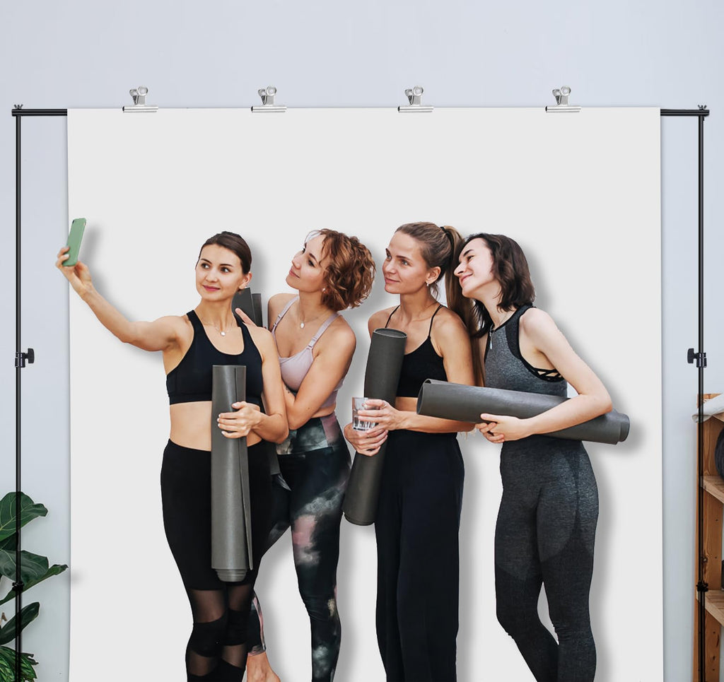10ft Adjustable Backdrop Stand Kit with Clamps & Carry Bag Z120870