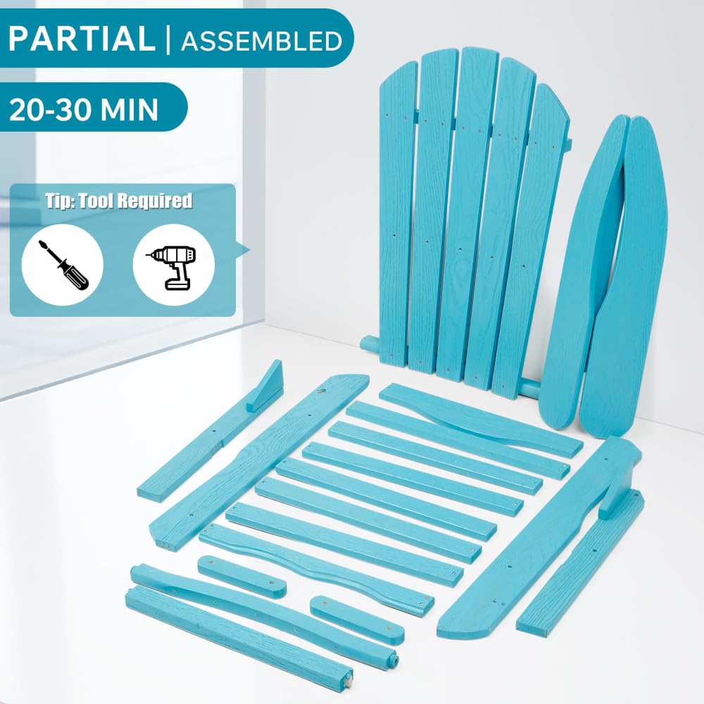 Folding Wooden Adirondack Chair E83101
