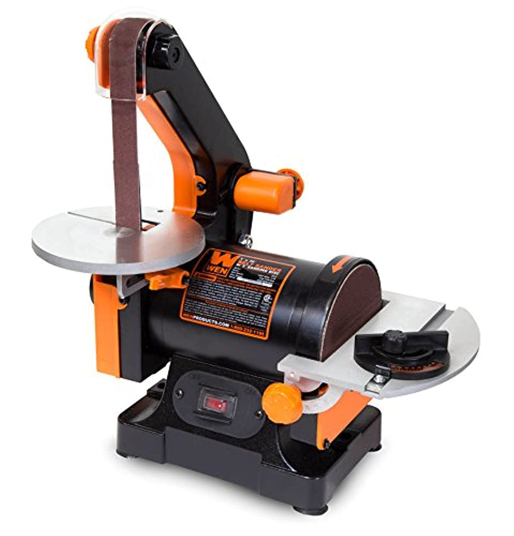 Benchtop Belt and Disc Sander with 1 x 30 in. Belt and 5 in. Sanding Disc Q546562