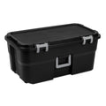 22 Gallon Black Wheeled Plastic Storage Trunk B964970