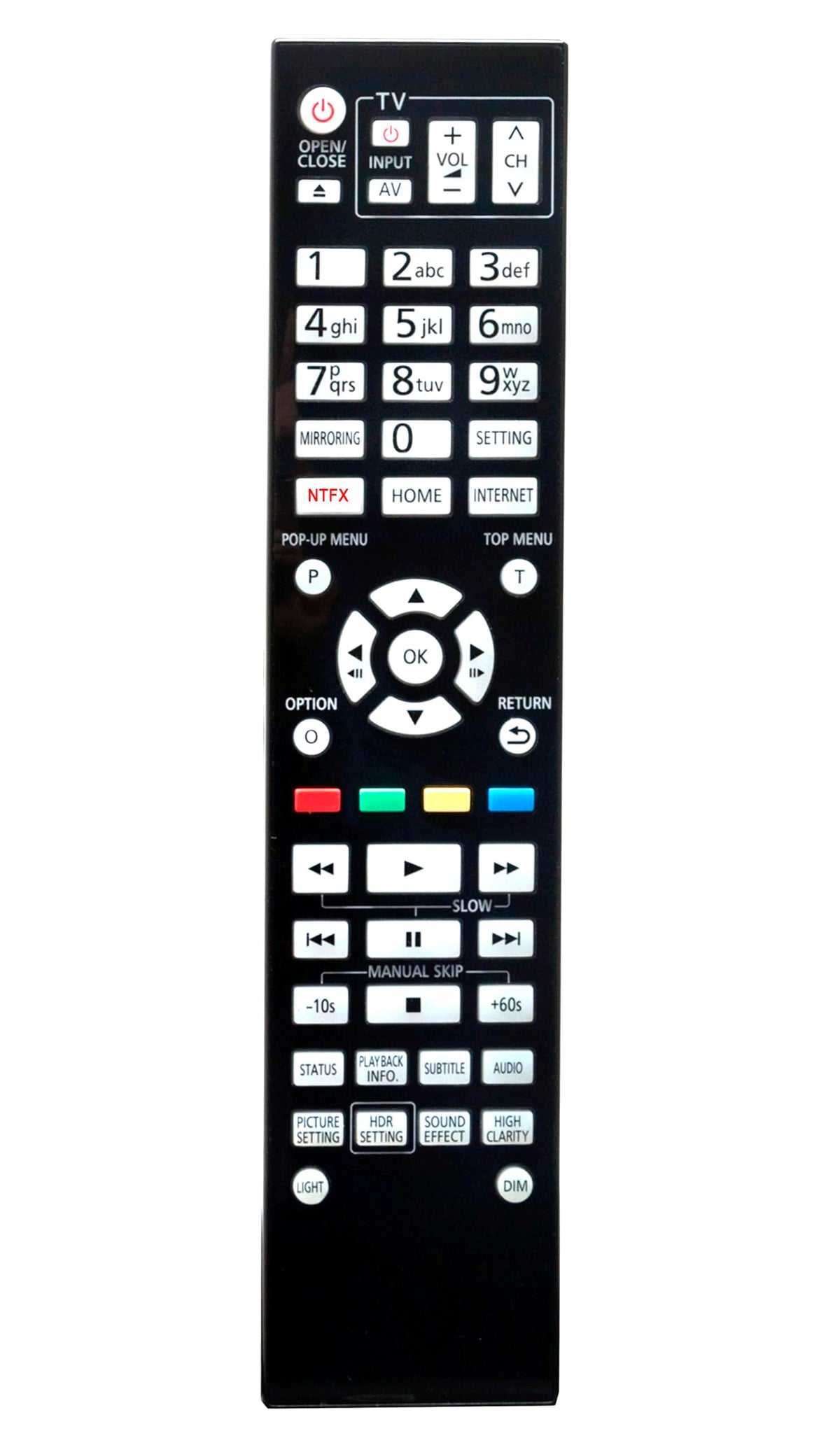 Replace Remote Control for 4K Blu-ray Player F779