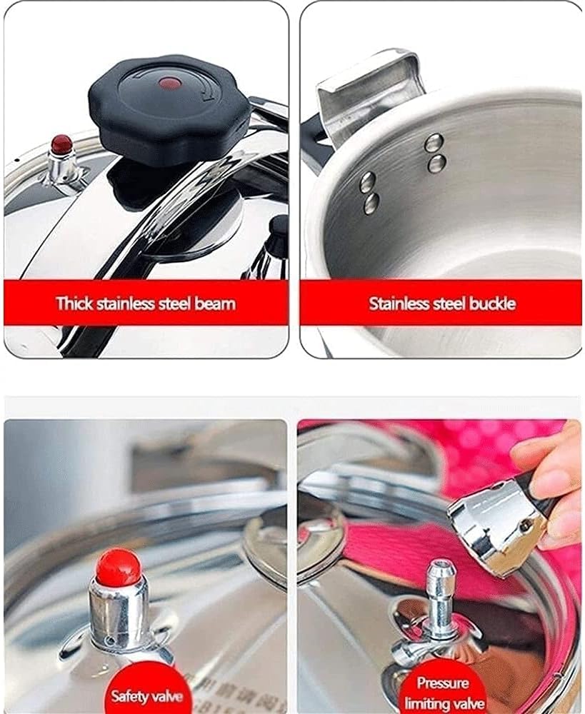 3L Multifunctional 304 Stainless Steel Pressure Cooker H117
