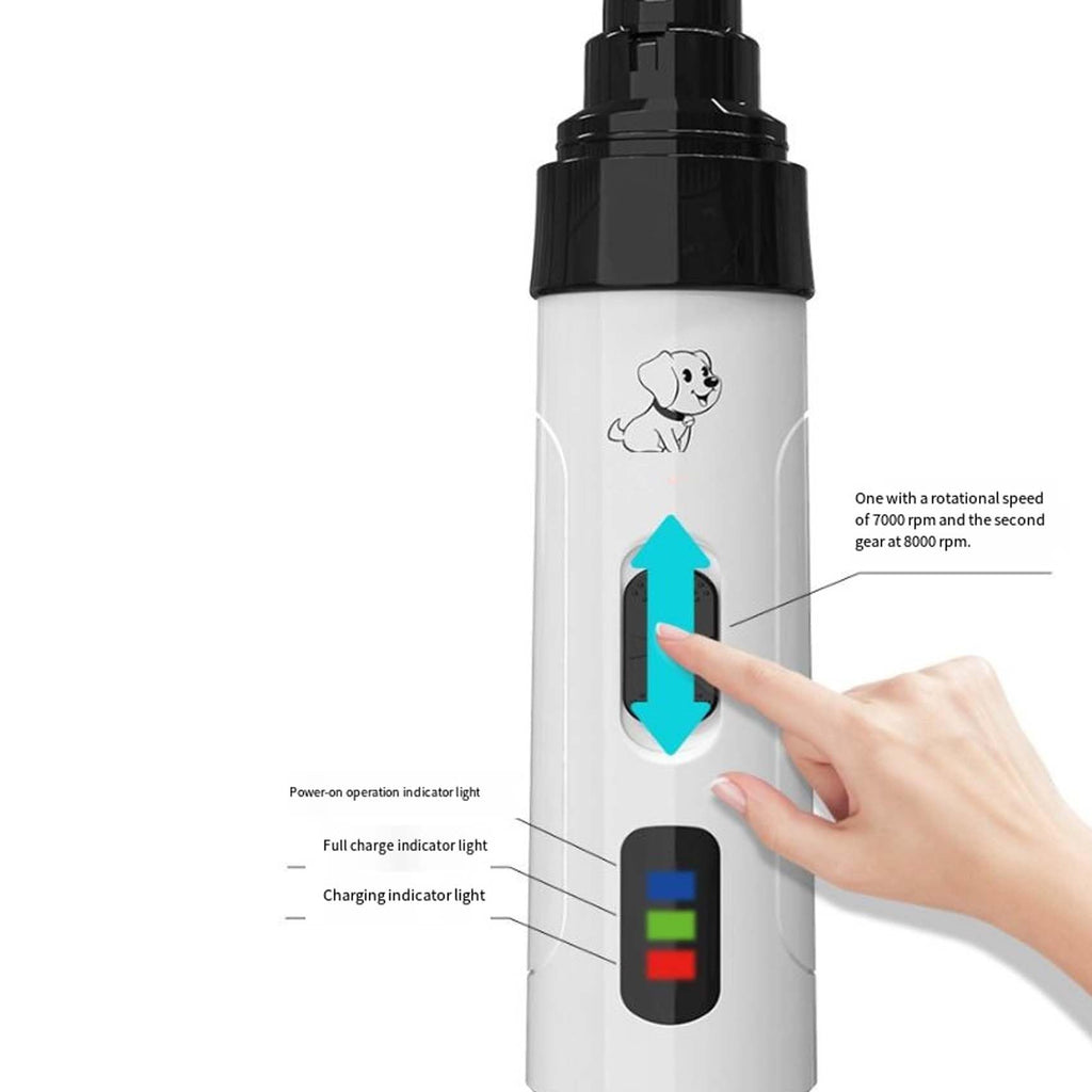 Silent Dog Nail Grinder with LED Light P27668