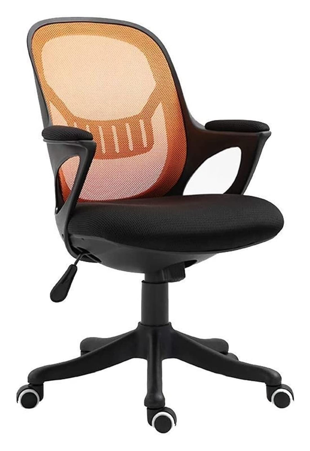 Orange Mesh Swivel Office Chair Z11407