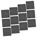 Black 12pcs Natural Stone Coasters S5807