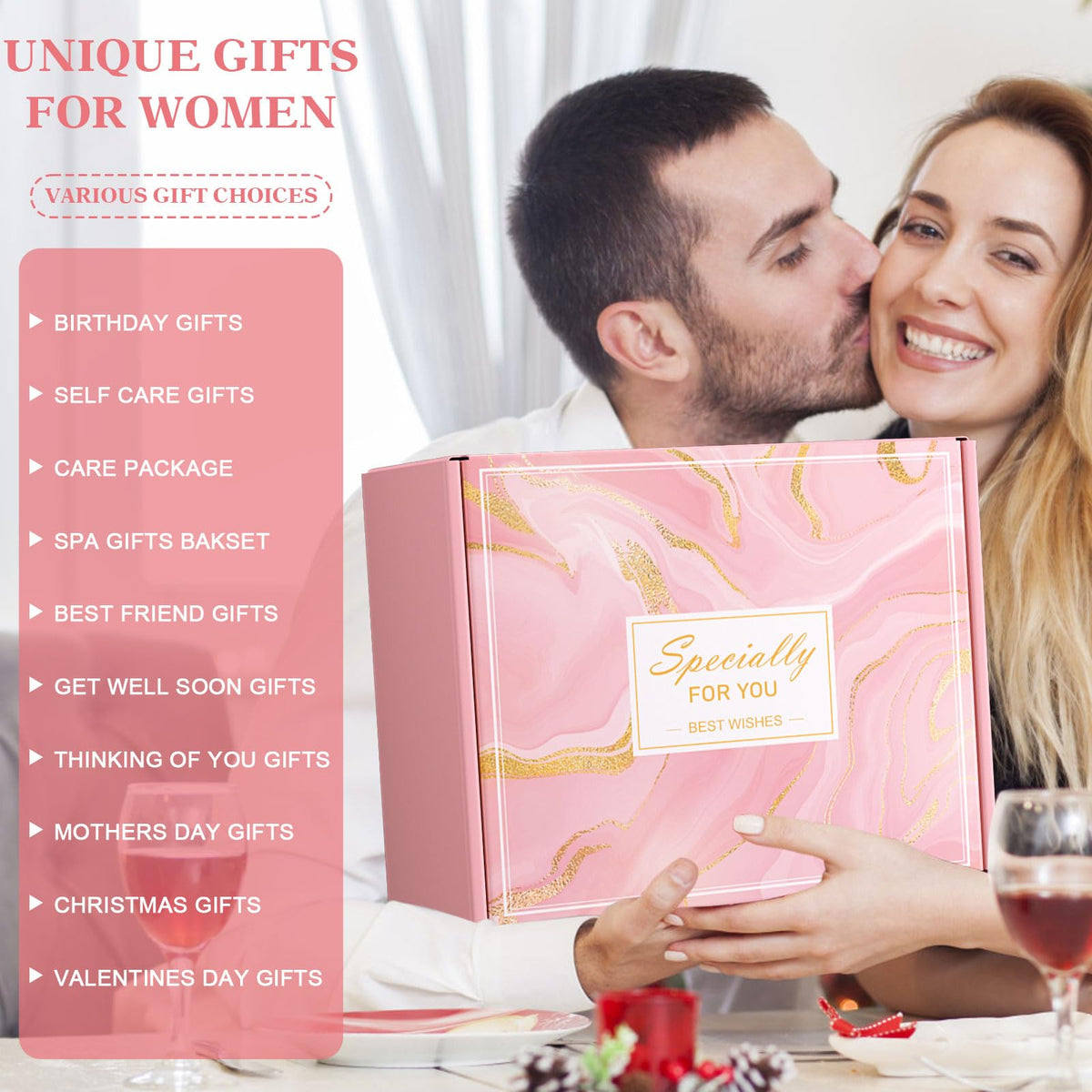 Pink Relaxing Spa Gift Set with Blanket D741