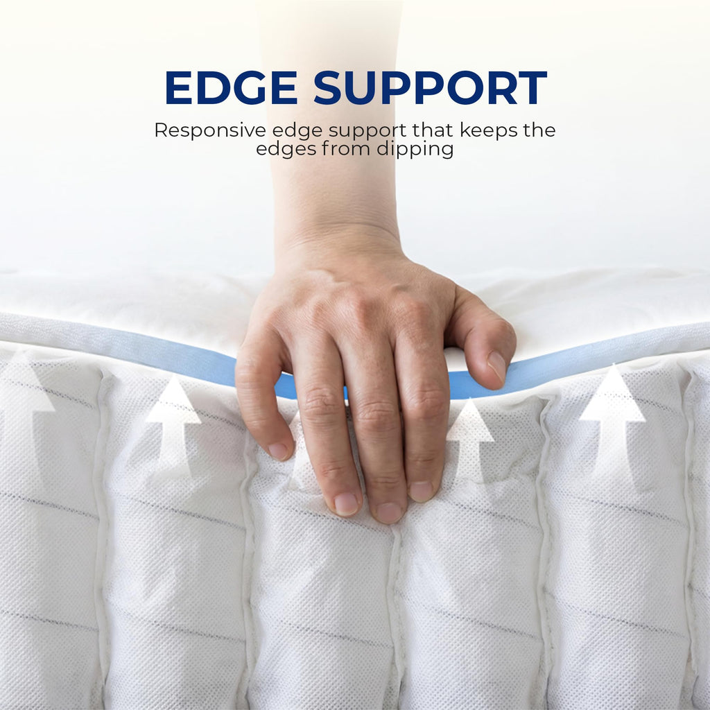 Full Size 10 Inch Hybrid Pocket Spring Mattress Q763