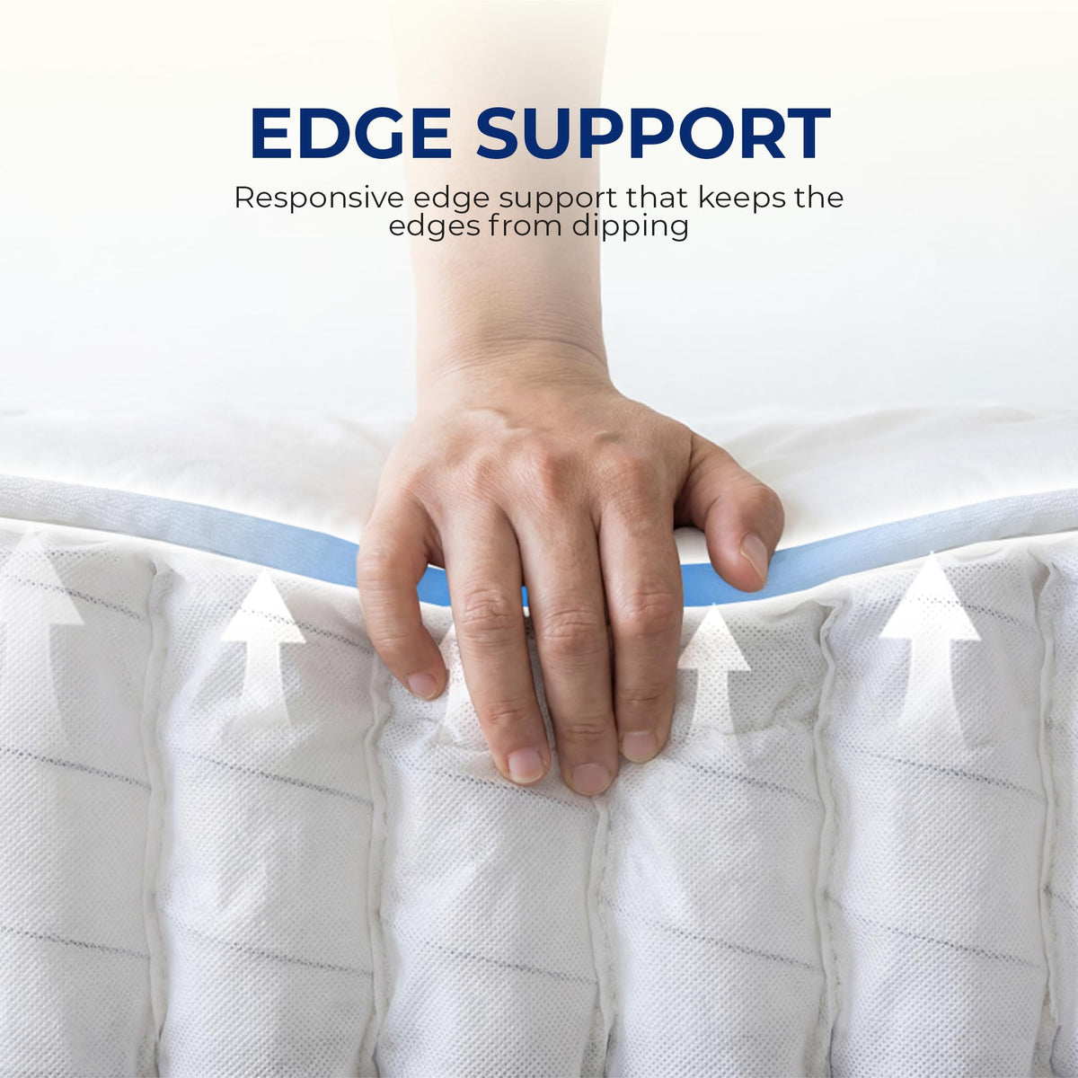 Full Size 10 Inch Hybrid Pocket Spring Mattress Q763
