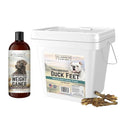 Dog Weight Gainer Liquid & Duck Feet Bundle Q864