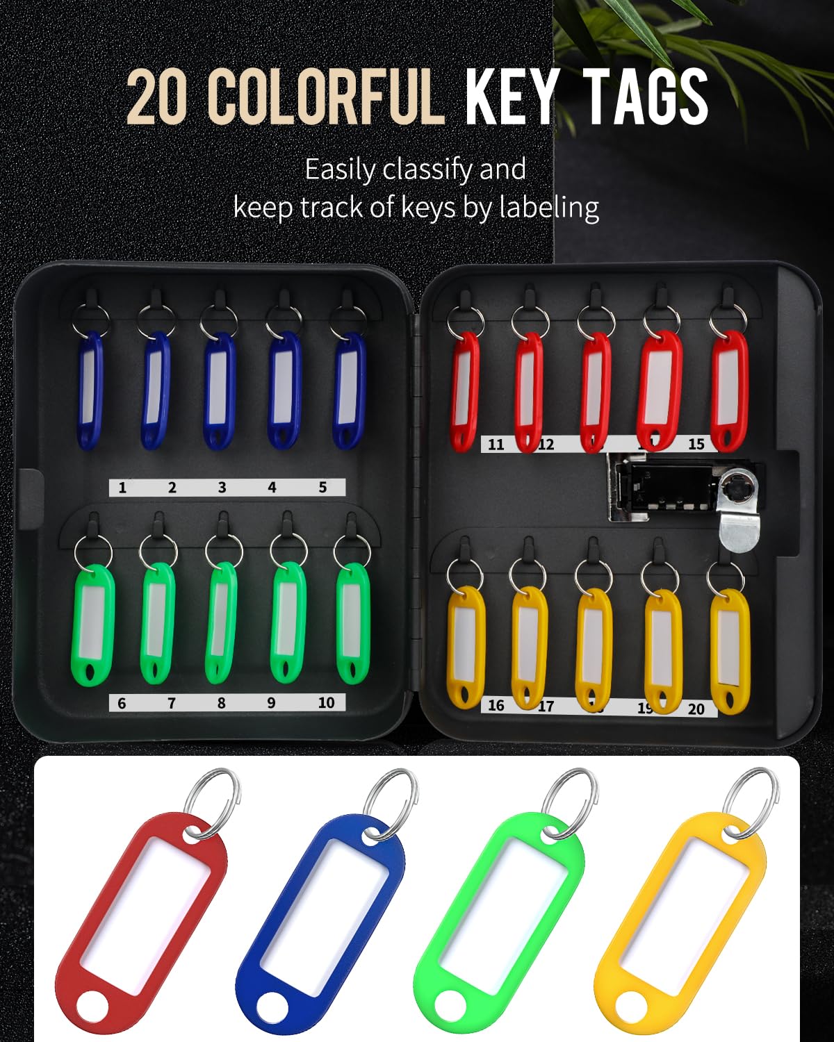 Steel Key Cabinet with Combination Lock S6083