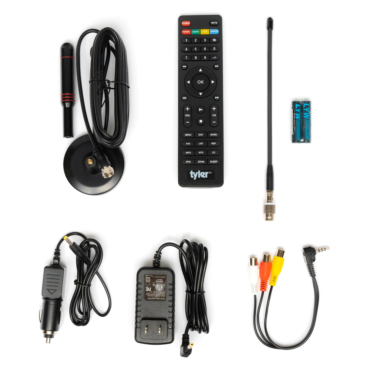 Portable TV LCD Monitor Battery Powered Wireless Capability HD-TV W795