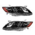 Toyota Camry Front Bumper Headlight Black Housing 1 Pair Z41195