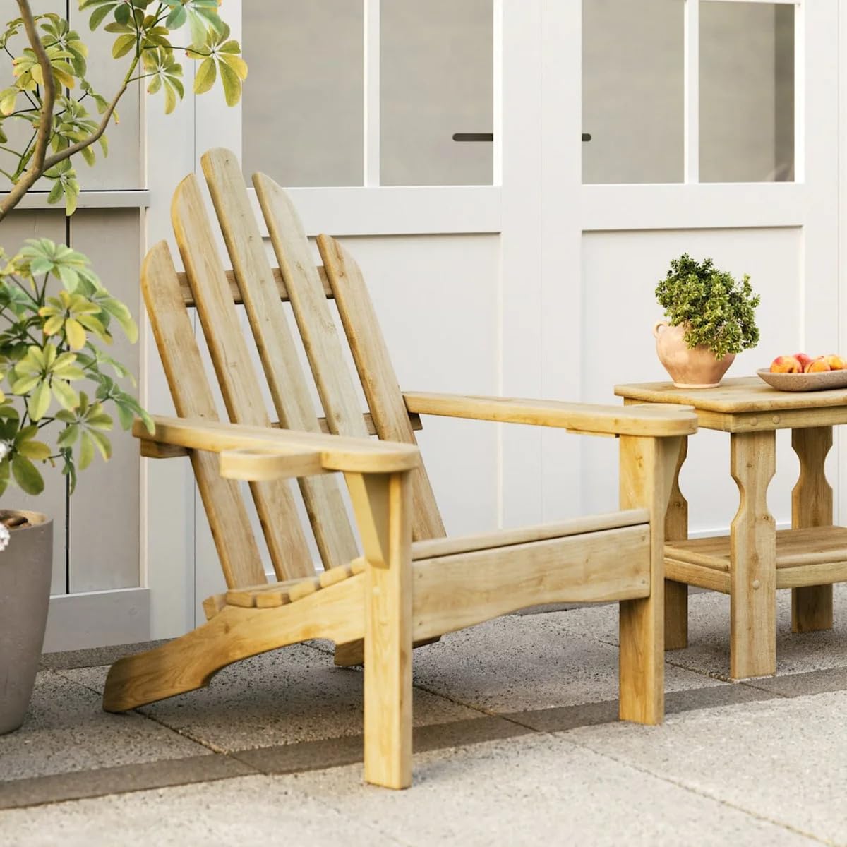 Heavy Duty Adirondack Chair with Cup Holders B5459