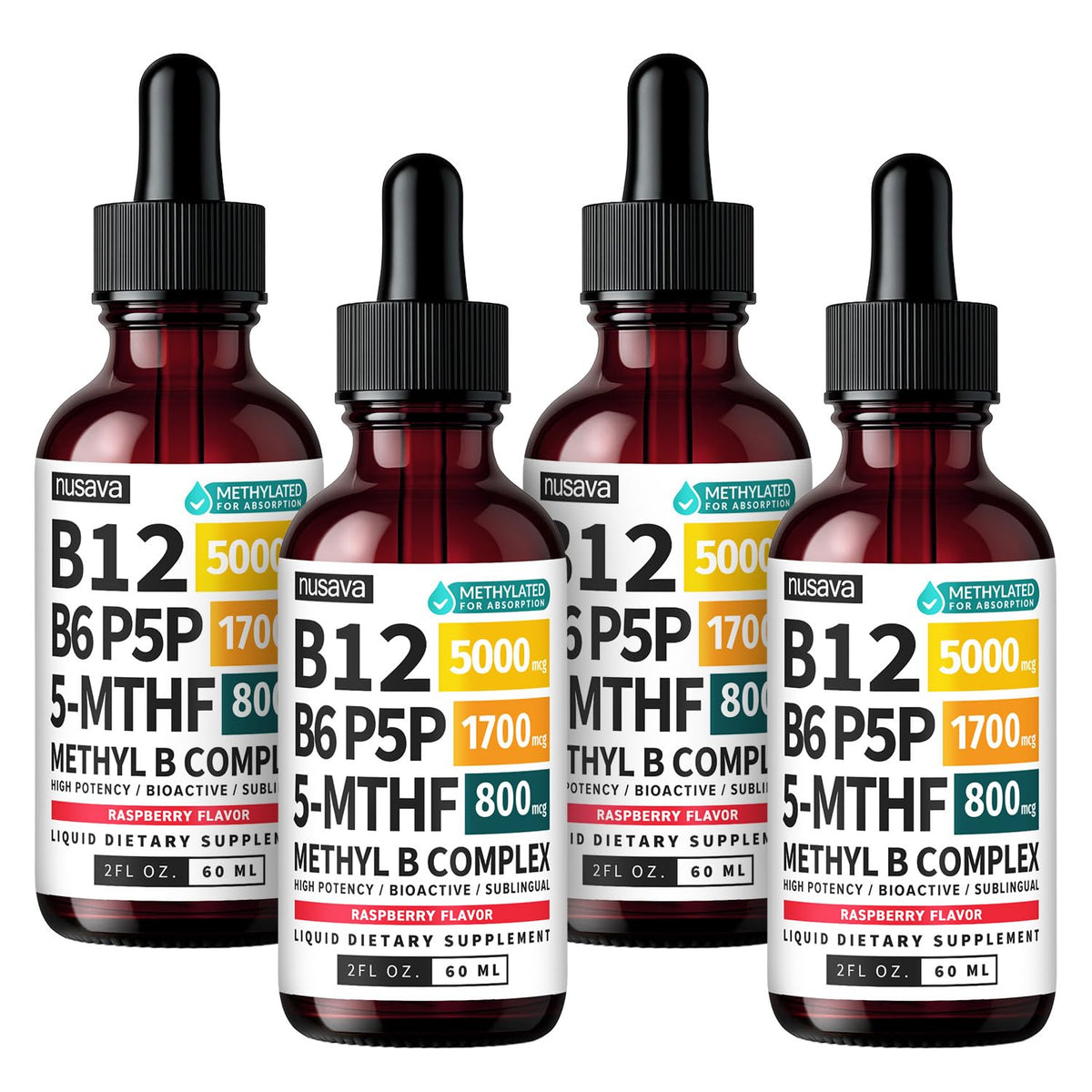 Methylated B Complex Liquid Drops Pack of 4 D276620