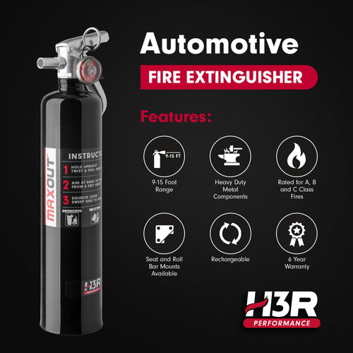 2.5 lbs Black Refillable Dry Chemical Fire Extinguisher I34529