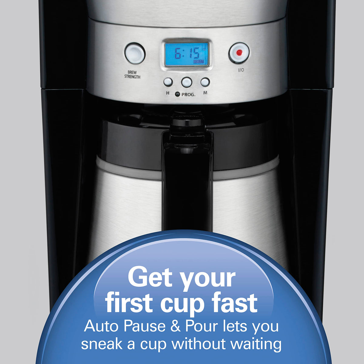 Programmable Drip Coffee Maker with 10 Cup Thermal Carafe K799518