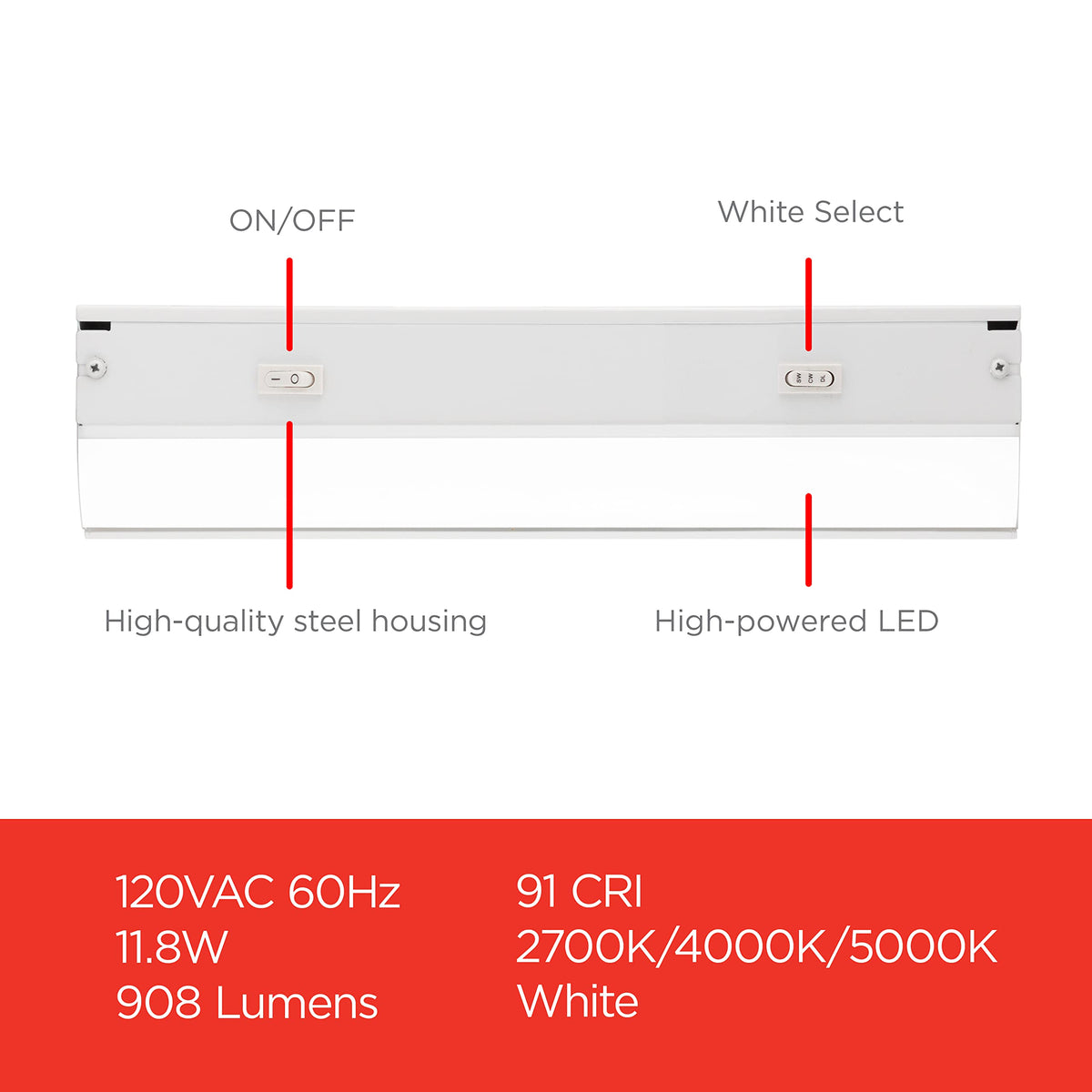 24 Inch Dimmable Under Cabinet Light Z78128