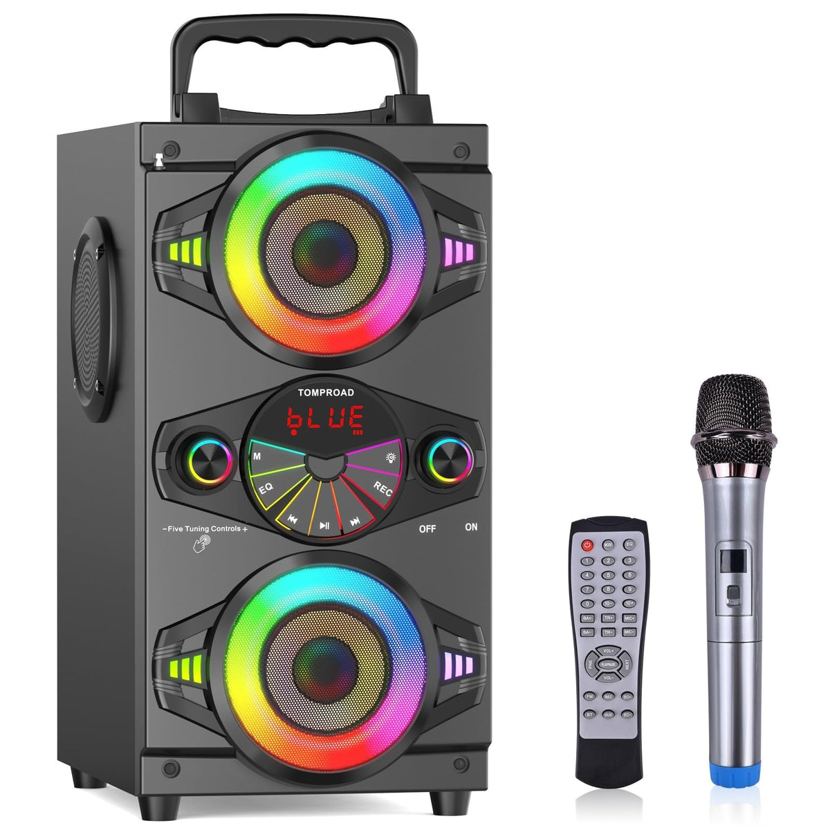 60W Portable Bluetooth Speaker with Subwoofer N476