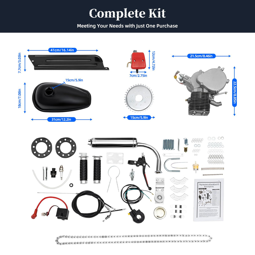 2 Stroke 100cc Bicycle Engine Kit H557