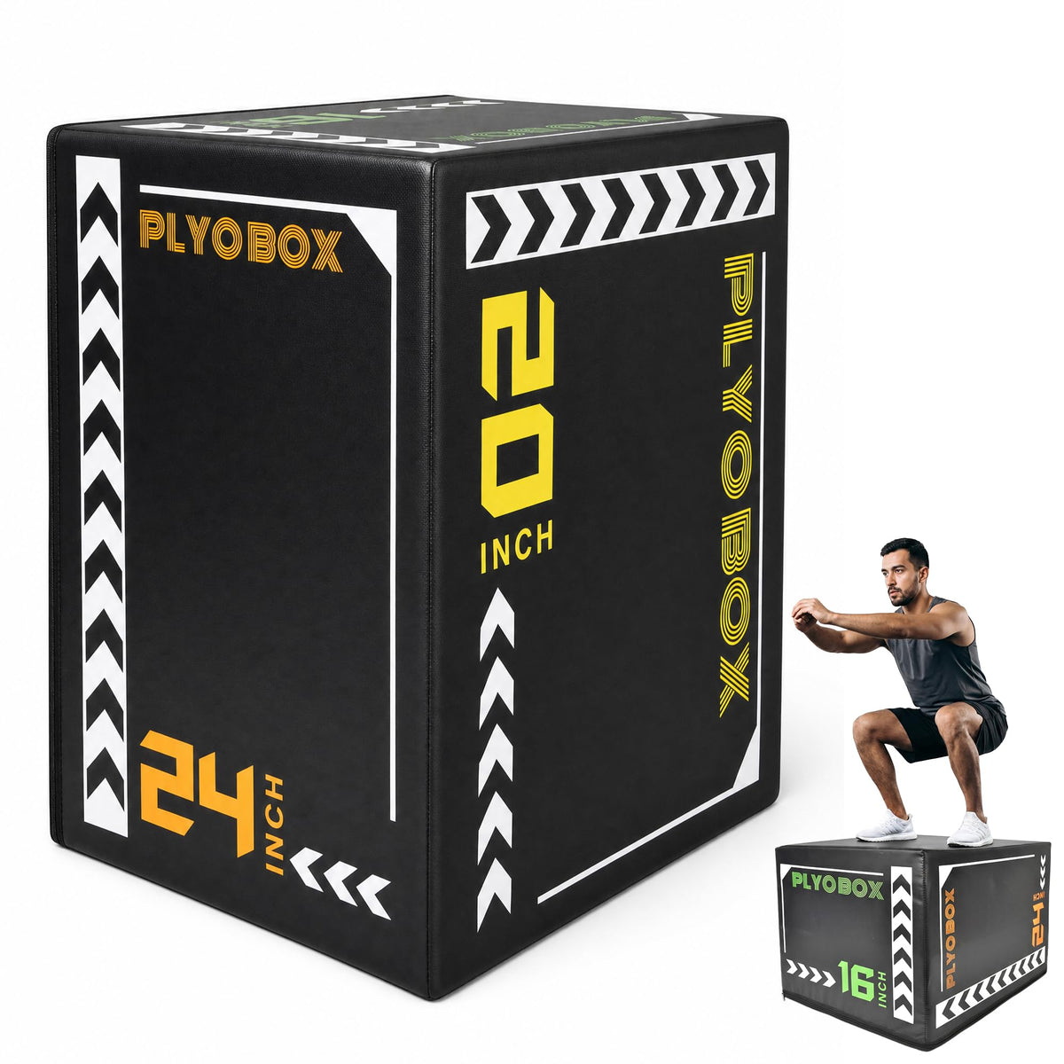 3-in-1 Foam Plyometric Jump Box C9814