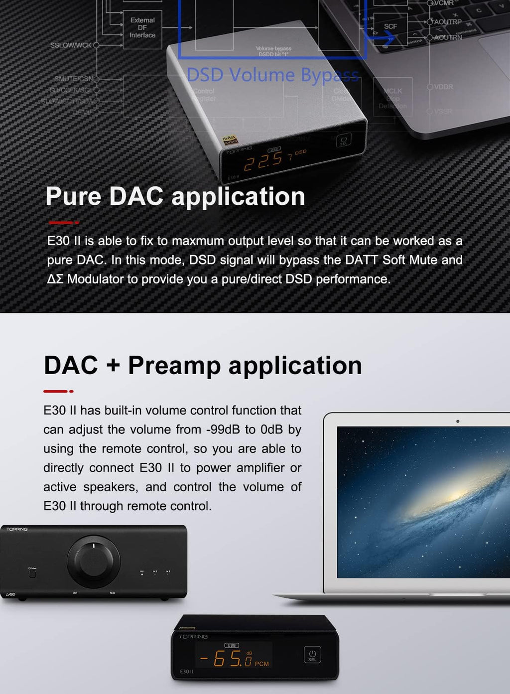 Black Hi-Res Audio DAC Preamp I67274