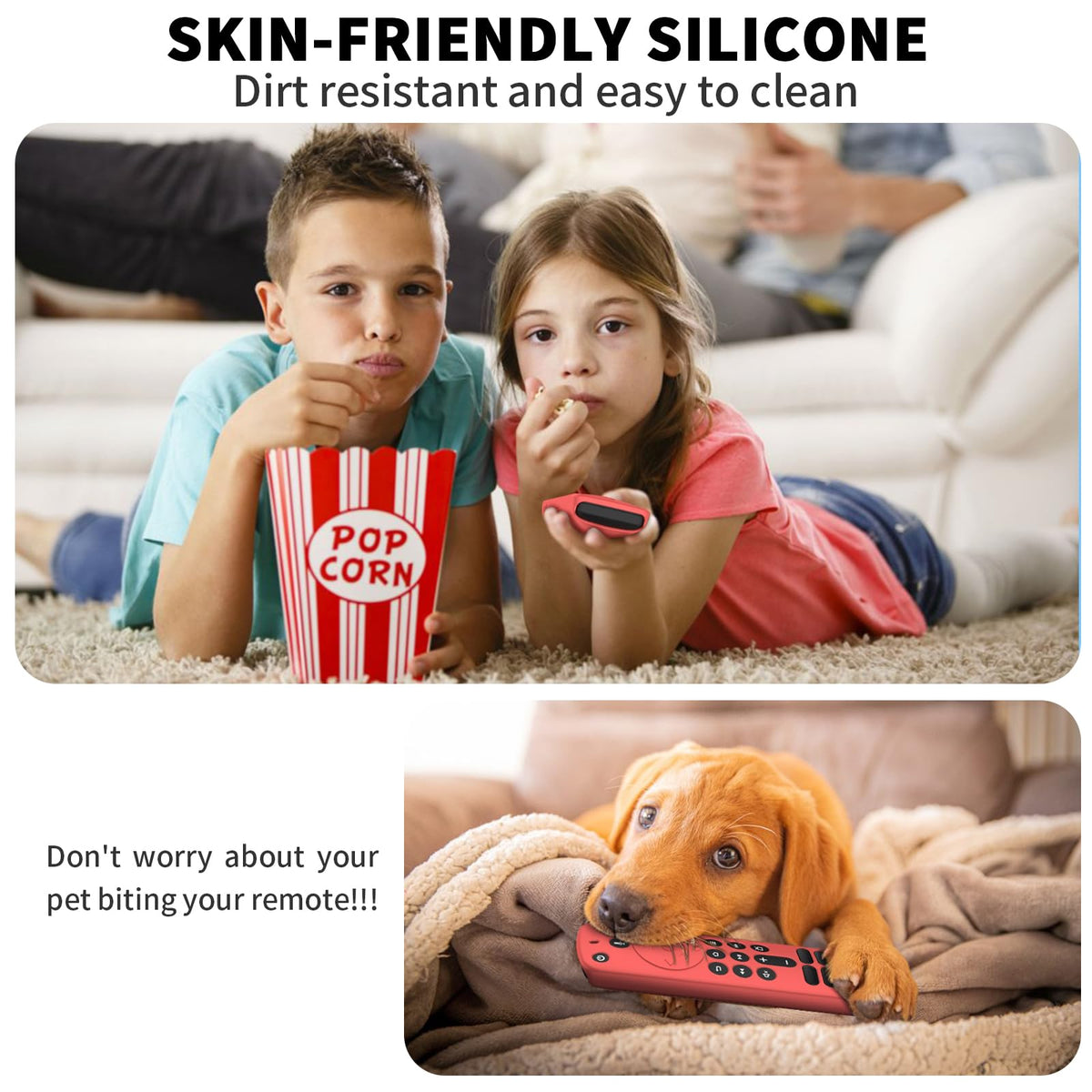 Silicone Remote Cover with Lanyard 2 Pack N670