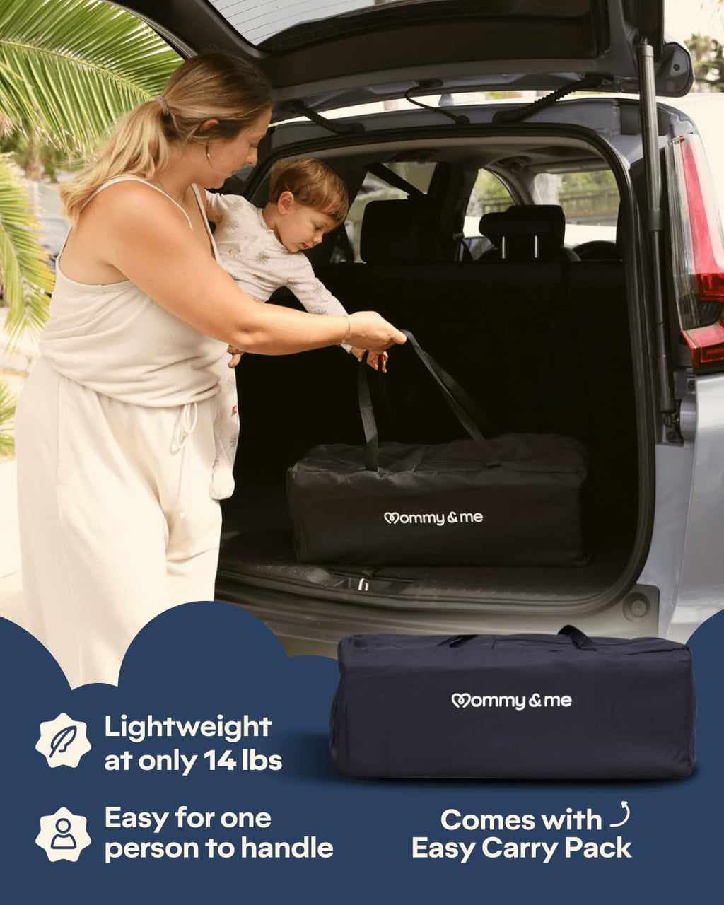 Black Travel Crib R768842