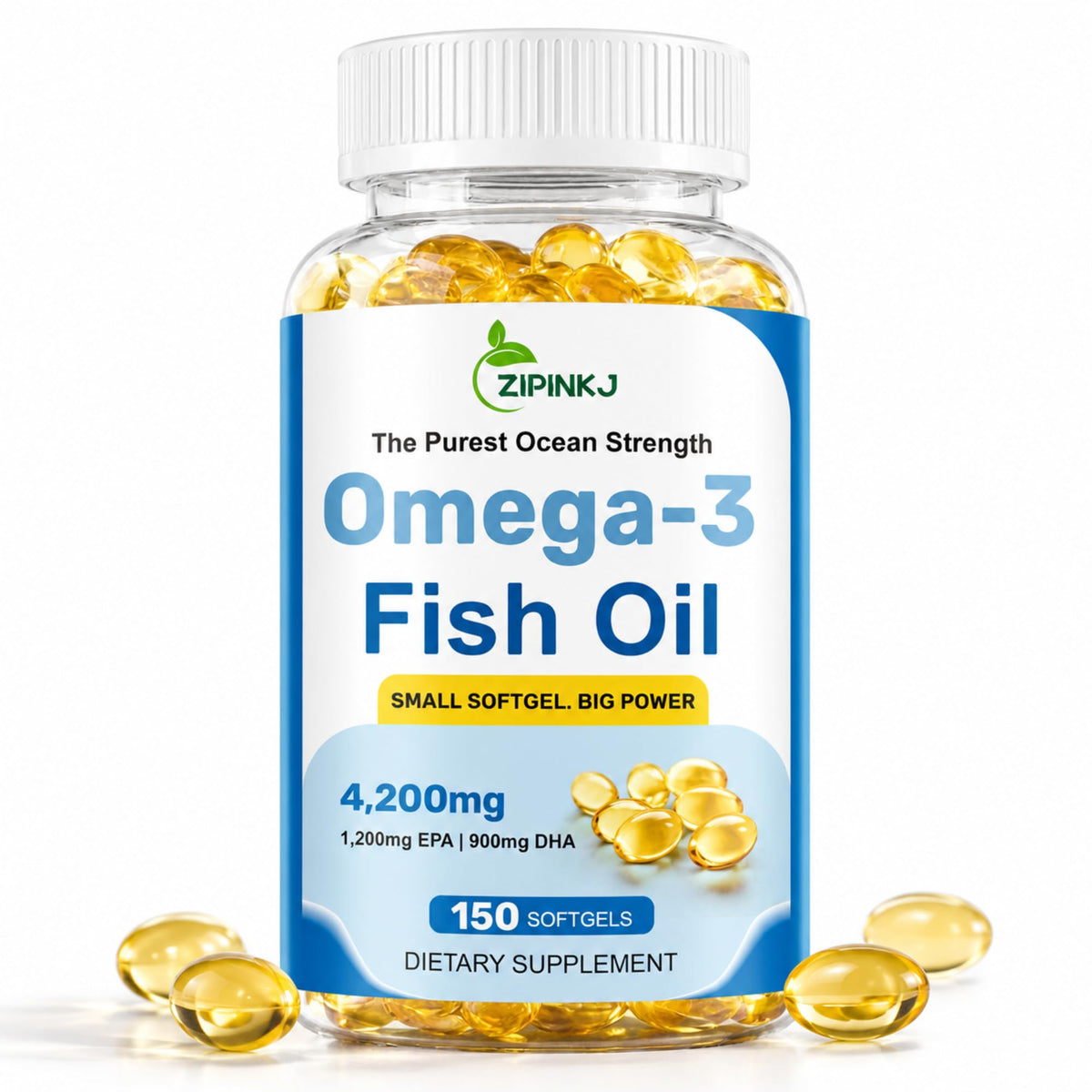 Omega-3 Fish Oil 4200mg Mini Softgels T2291