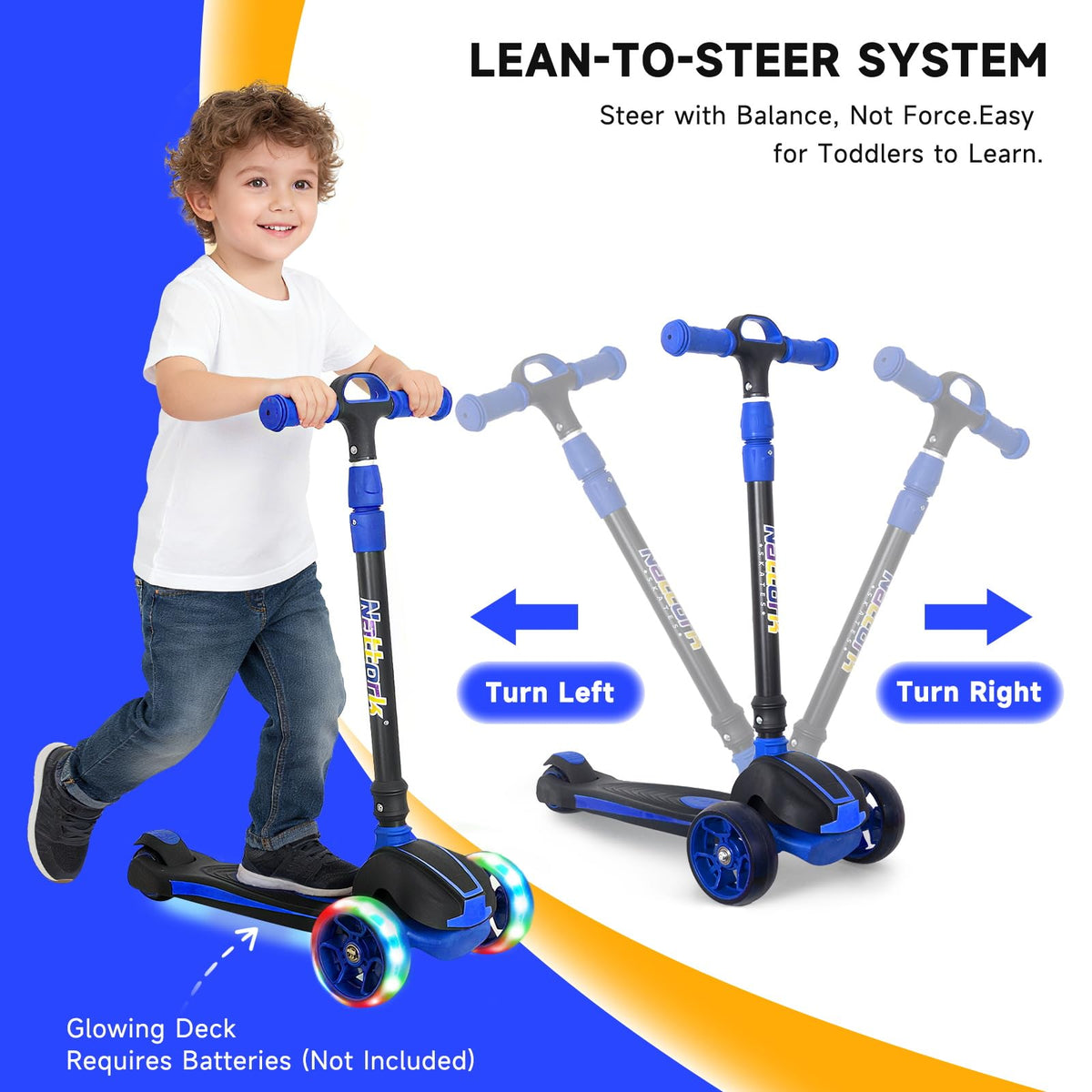 Kids 3-Wheel Foldable Kick Scooter F120