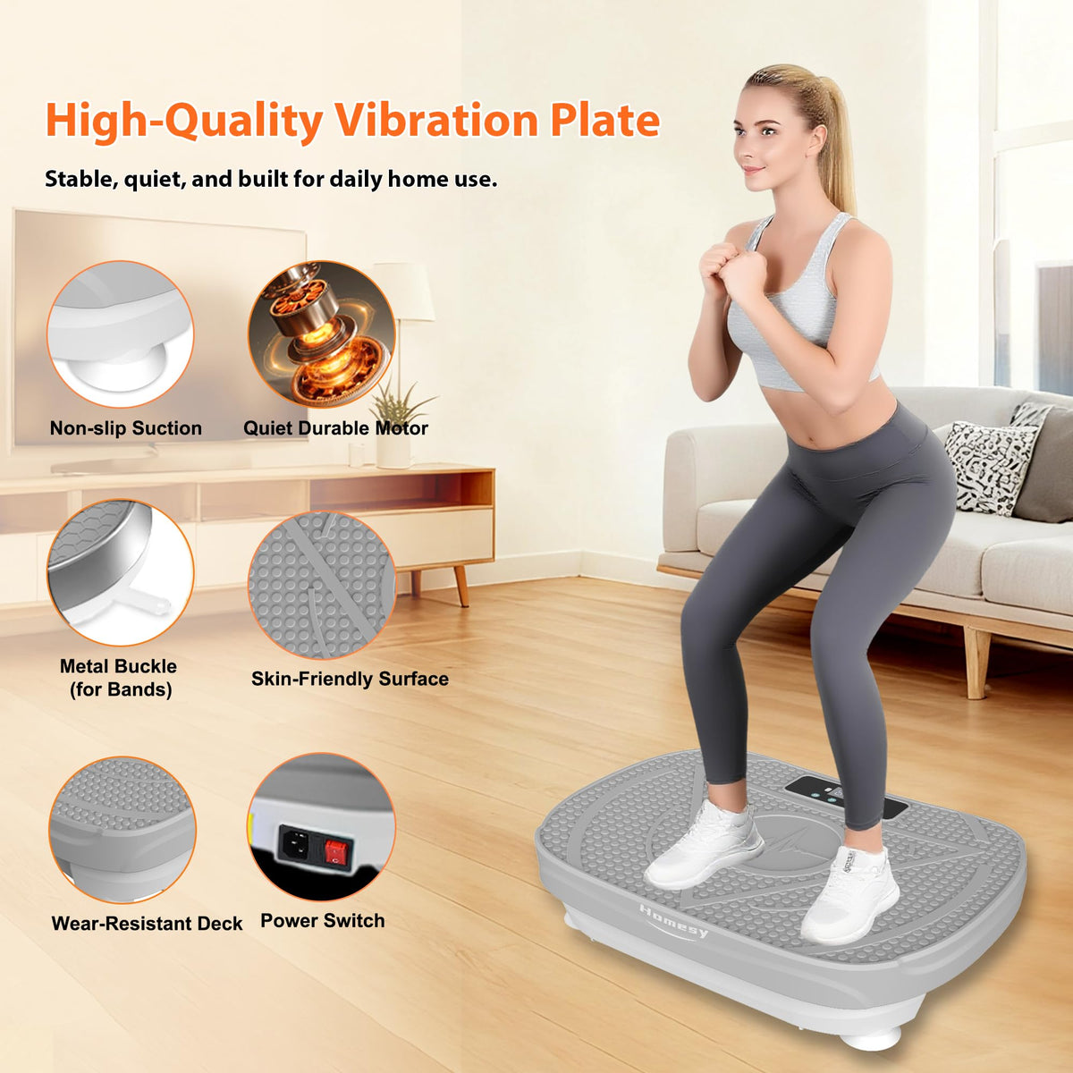 Vibration Plate Exercise Machine E12065