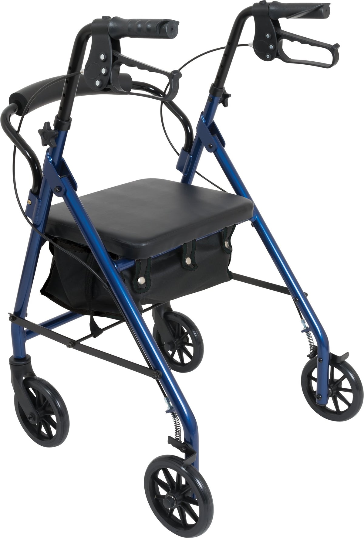 Blue Junior Aluminum Rollator with 6 Inch Wheels N5317