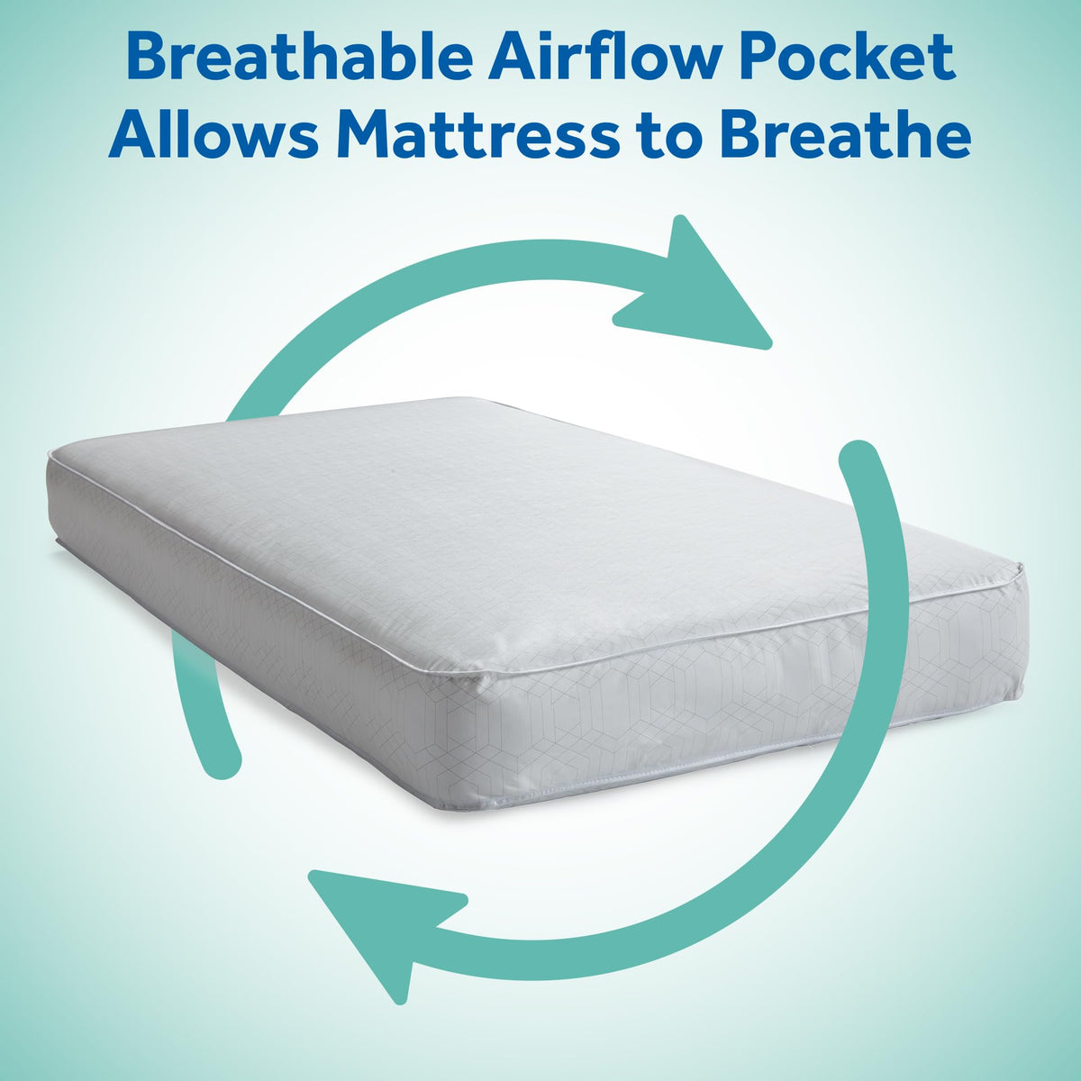 Infant & Toddler Crib Mattress, 204 Coils, Waterproof Breathable N2304