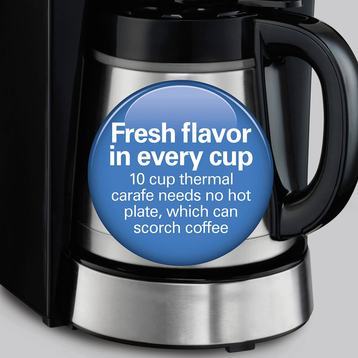 Programmable Drip Coffee Maker with 10 Cup Thermal Carafe K799518