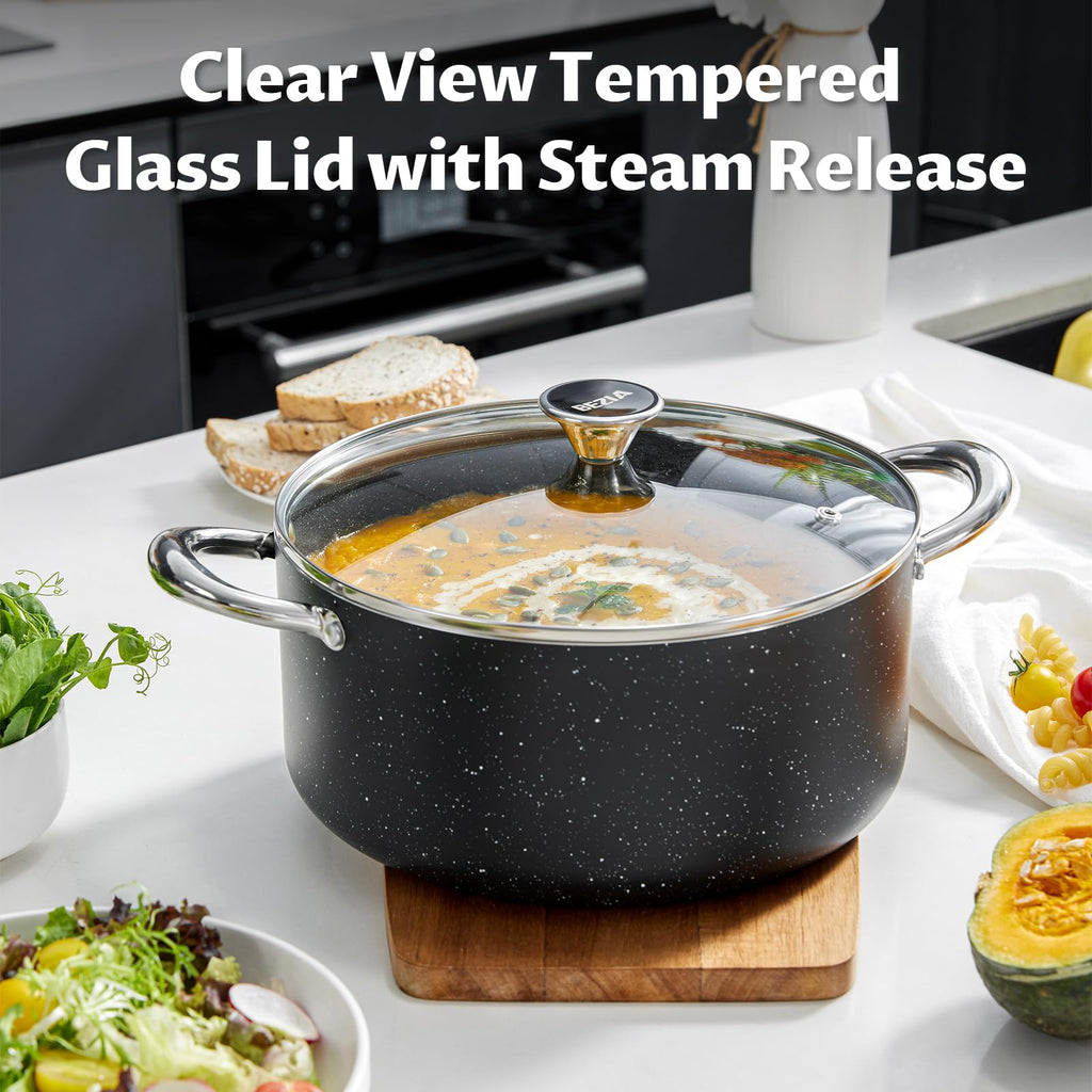 6 Quart Nonstick Stock Pot with Lid G701